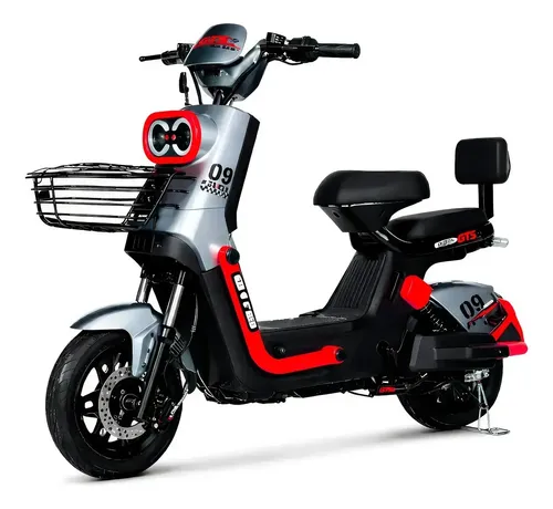 Bicicleta Elétrica Gts 800w Sport Max Estilo Scooter 48v Cinza/ve...