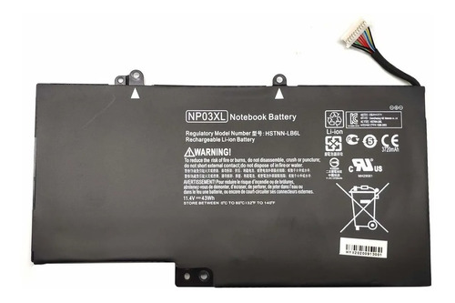 Battery P Hp Np03xl Para Hp Envy X360 15-u010dx 15-u C/envio