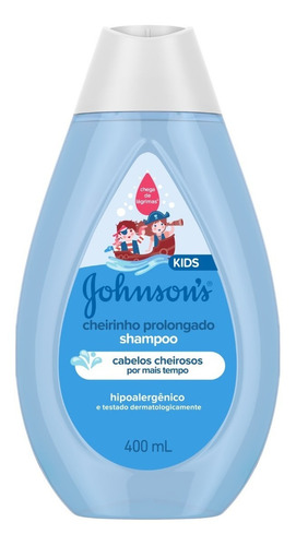  Shampoo Johnson's Kids Cheirinho Prolongado Frasco 400ml