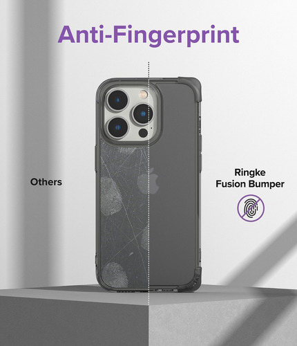 Imagen 2 de 6 de Funda Ringke Fusion Bumper Para iPhone 14 Pro 6.1 Reforzada