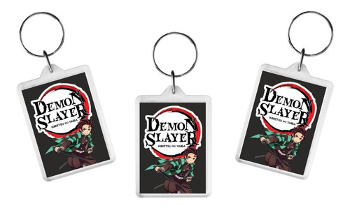 Llaveros Demon Slayer Personalizados Souvenirs X10