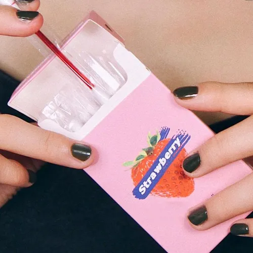 Funda Para Cigarrillos Con Bastoncillo De Algodón, Color Mor