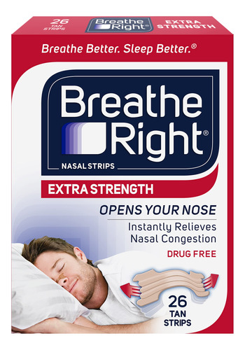 Breathe Right Tiras Nasales | Extra Fuerza | Tiras Nasales B