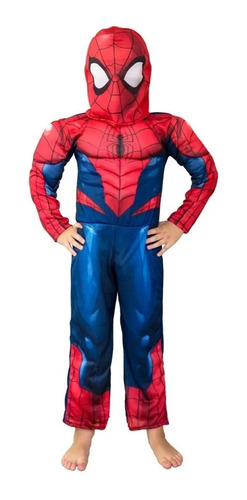 Disfraz Spiderman Con Musculo Marvel Original T.1 Premium