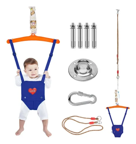 Infant Master Saltador de puerta de bebé, puerta de bebé resistente con  correa ajustable, bolsa de asiento suave Johnny Bouncer para bebé, regalo