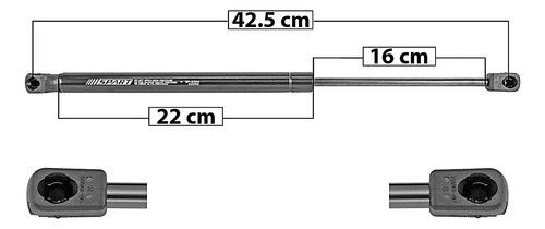 1- Amortiguador Cofre Izq/der Fj Cruiser 11/14 Generico