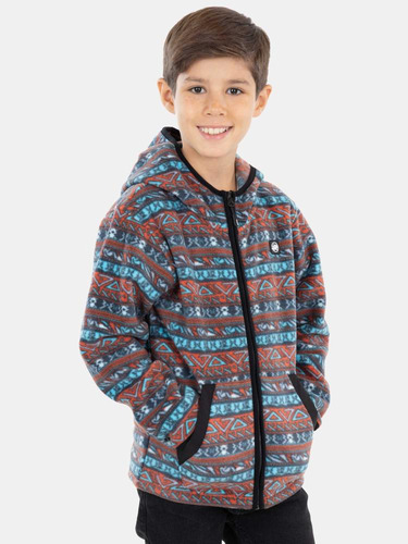 Poleron Mp Tie Multicolor Infantil Maui And Sons