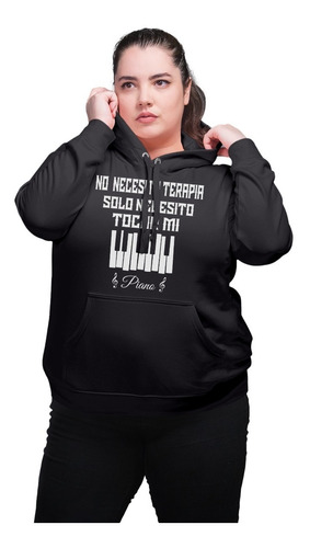 Sudadera Pianista Talla 2xl Dama/caballero Notas 