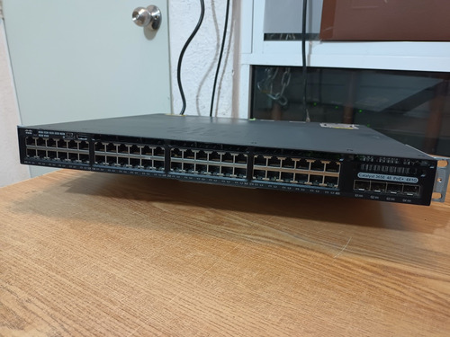 Swicht Cisco Catalyst Ws-c3650 48ptos Poe+ 4ptos Fibra 4x1g (Usado)