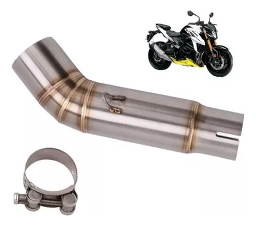 Tubo De Escape Suzuki Gsx-s 750 Cople Adaptador Slip On 51mm