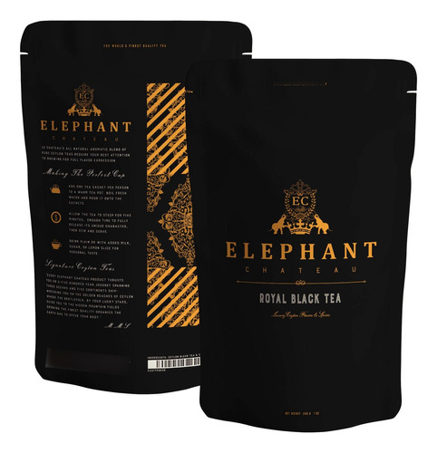 Royal Black Tea | 100 Tazas | Delicioso Helado Y Caliente |.