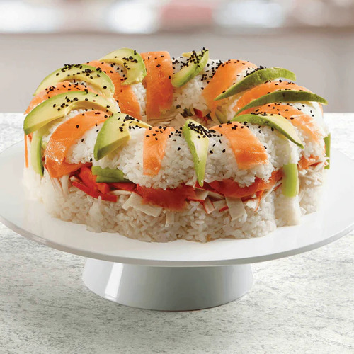 Molde Rosca Para Gelatina Desmontable Betterware Rojo Con Transparente