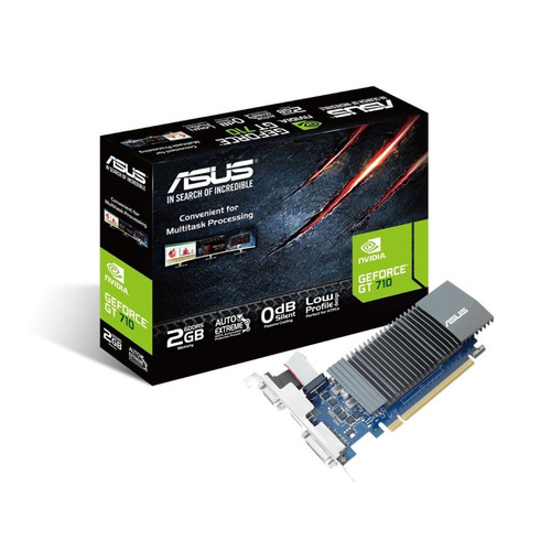 Asus Geforce  2gb Ddr5 Gt 710 Hdmi Silent 4k Low Profil Pc