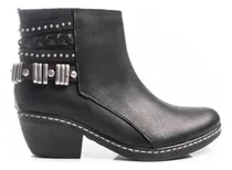 Comprar  Botinetas Mujer Botas Borcegos Botitas Base Baja Cuero 