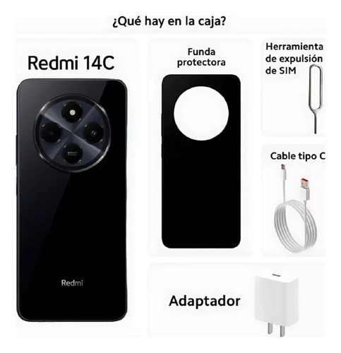 Xiaomi Redmi 14c 256gb 16gb Ram, Dual Sim Negro