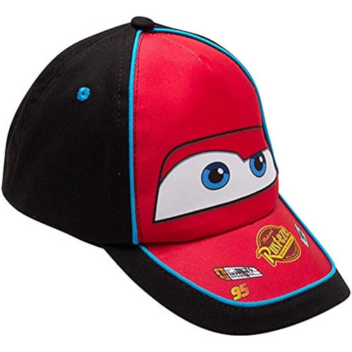 Gorra De Béisbol De Algodón Disney Boys Cars Rayo Mcqueen