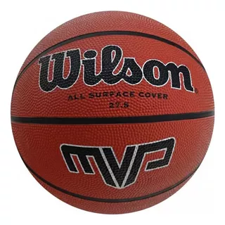 Pelota De Básquet Wilson Mvp 275 All Surface Cover Hule N° 5 Color Orange