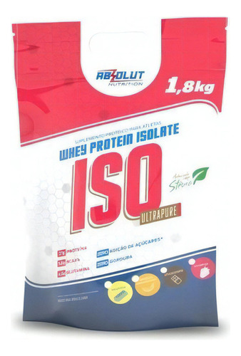 Whey Isolado Absolut Nutrition 1.8 Kg Sabor Banana Caramelizada