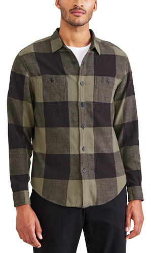 Camisa Hombre Work Shirt Regular Fit Café Dockers A0877-0040