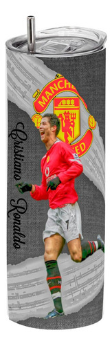 Termo Skinny Café 20 Oz Cristiano Ronaldo Manchester #57