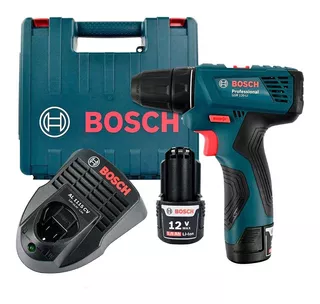 Atornillador Inalámbrico 12v Bosch Gsr 120-li + Maletín Color Verde Oscuro