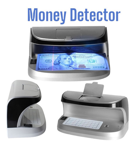 Detector De Billetes Verdaderos Luzuv Blanca Lupa Recargable