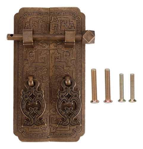 Imagen 2 de 10 de Juego De Puerta Con Manija De Tracción Antigua Gabinete S De