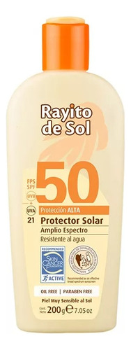 Rayito De Sol Protector Solar Fps 50 X 200 Gr