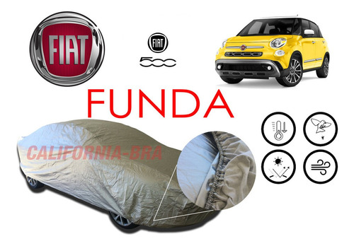 Forro Antigranizo Broche Eua Fiat 500 2020-2021-2022