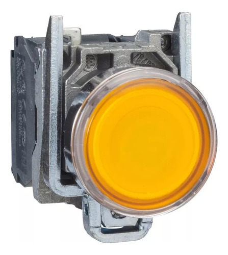 Botón Pulsador Luminoso Harmony Led 110-120 Vac Xb4 Naranja