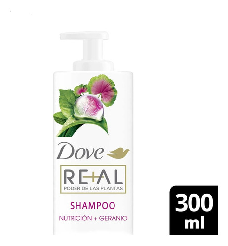 Shampoo Dove Nutricion + Geranio X 300 Ml 