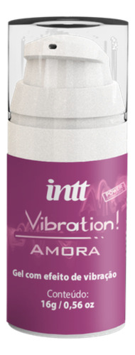 Gel De Massagem Beijável Vibration Amora Power Intt