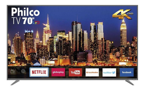 Smart Tv Led 4k 70  Philco Bivolt