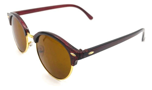 Óculos De Sol Feminino Degradê Marrom - Uv400 - Louis