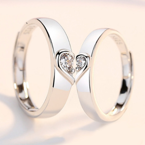 Anillos De Promesa De Corazón Para Parejas I Love You Compro