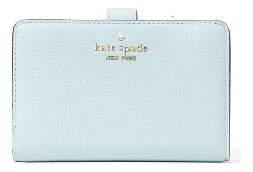  Kate Spade - Monedero Compacto Mediano -  Color Dewy Blue 