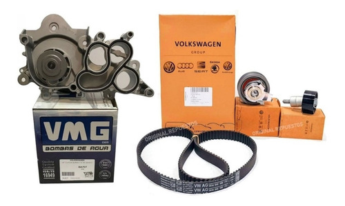 Kit Distribucion Original + Bomba Vw Cross Fox 1.6 16v Msi