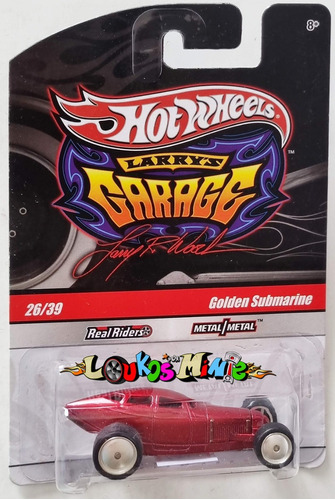 Hot Wheels Golden Submarine Larry´s Garage 26/39 Lacrado