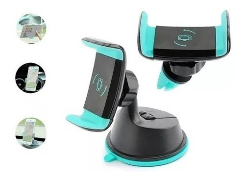 Soporte Celular Auto Tablero+ Vidrio Sopapa+ Ventilacion 2e1
