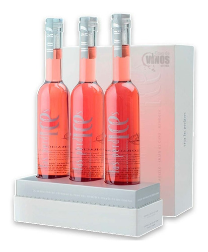 Vino Ice Las Perdices Tapon Vidrio 375ml Estuche X3 Unidades