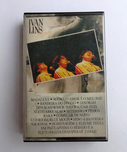 Fita K7 Ivan Lins 20 Anos Ano 1991 