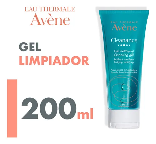 Avène Cleanance Gel Limpiador Purificador Piel Grasa 200ml Momento de aplicación Día Noche