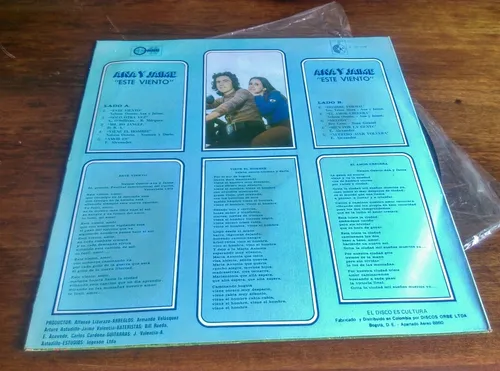 Vinilo Ana Y Jaime -este Viento. Ljp (Usado)