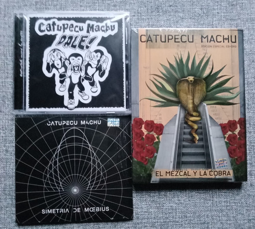 3 Cd Catupecu Machu - El Mezcal, Simetria Y Dale! Nuevos