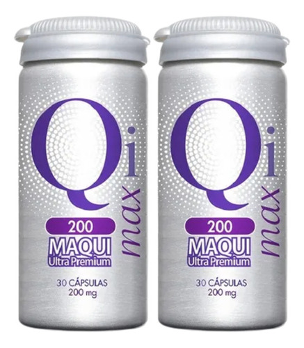 Maqui Qi Max 200 Mg Pack 2 Frascos Newscience Dietafitness