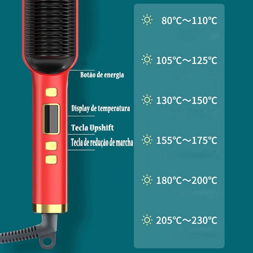 Cepillo Alaciadora Chino Peine Magico Plancha Hot Tools