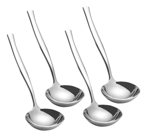 Xowine Cucharones De Sopa De Salsa Pequeña De Acero Inoxidab