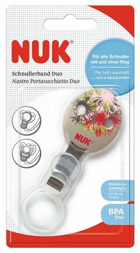 Imagen 3 de 3 de Agarrachupos Cinta Nuk N10750344 Rojo