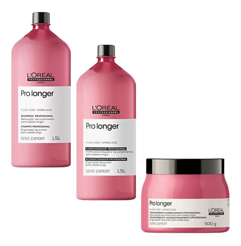 Kit Sh.cond E Máscara Loreal Pro Longer - Para Pontas Duplas