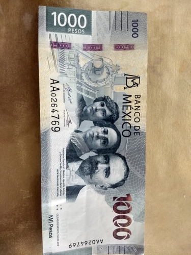 Billete De 1000 Pesos Serie Aa